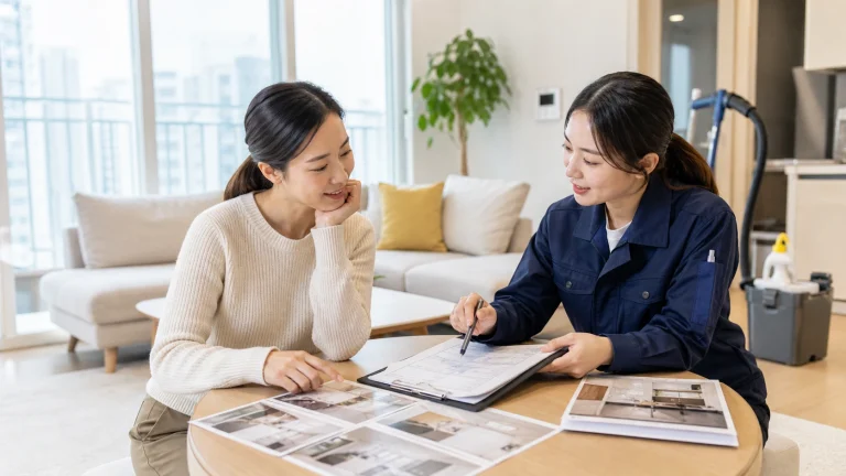 청소 업체 선택 기준 안내 이미지